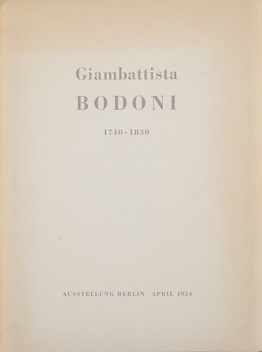 Giambattista Bodoni 1740 – 1830